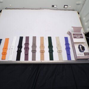 Silicone Smart Watch Bands 10 Pack